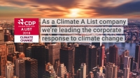 Komatsu has been identified as Climate "A" List company by CDP