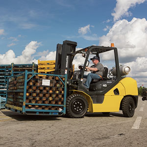 Komatsu Forklift supporting at the Royal Sydney Easter show 2023